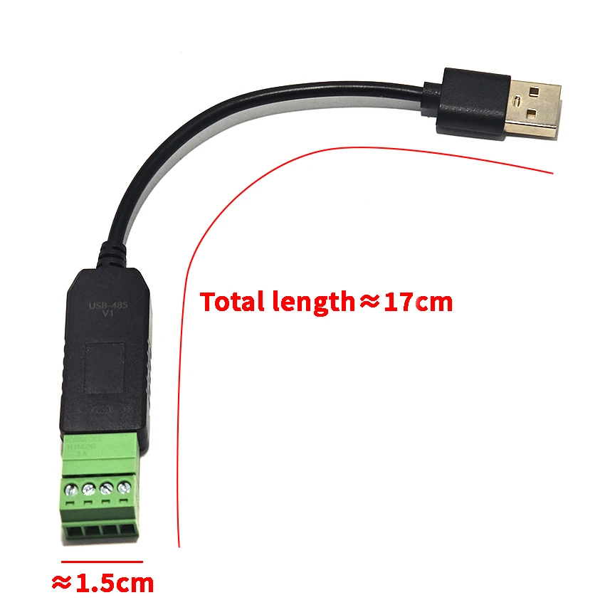 Obrázek 5: USB na 485 řadový levý bok lodi konvertor dorozumívání modul CH340 plc řadový levý bok lodi IO modul USB-485-V1