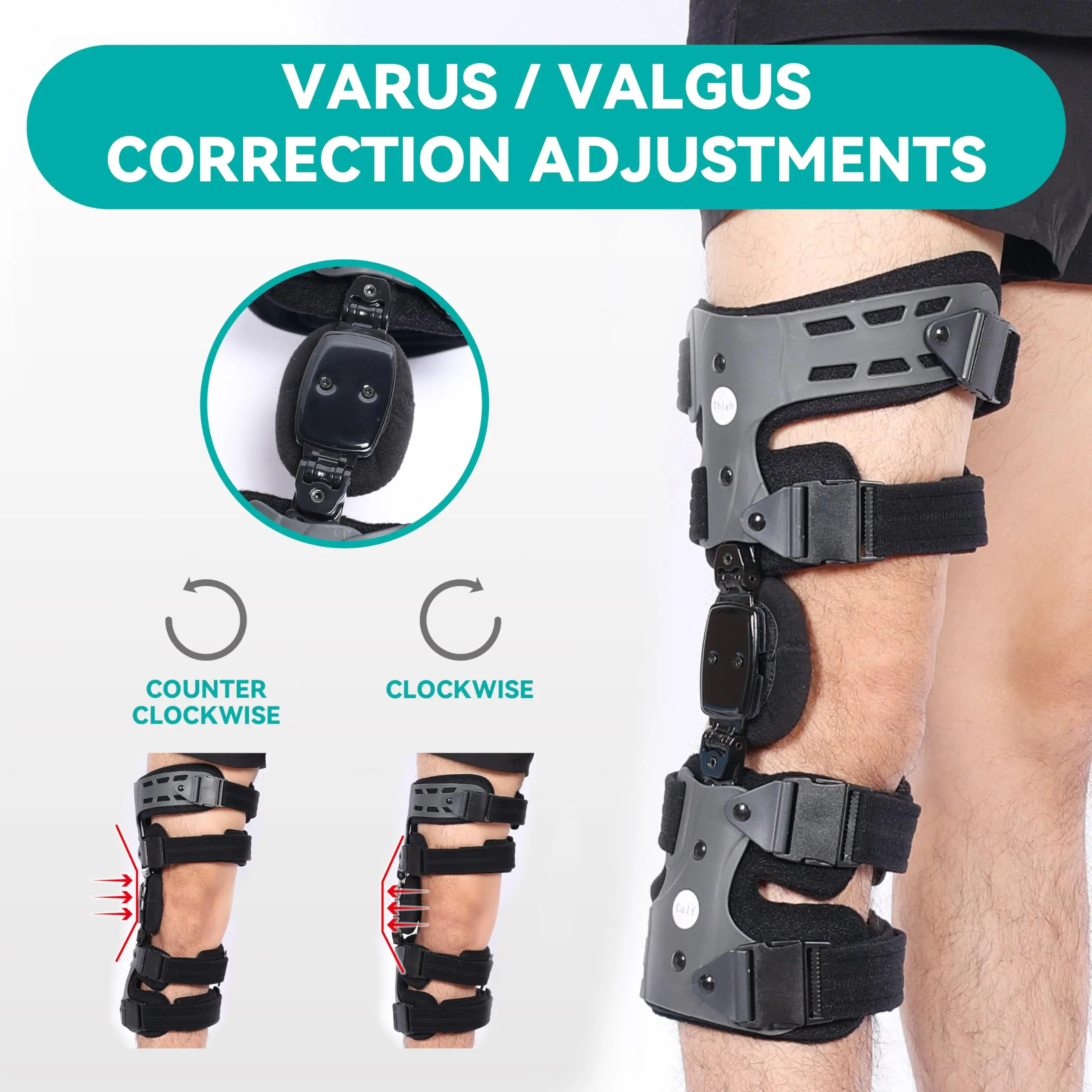 Unloader Knee Brace for Osteoarthritis Arthritis Pain, Cartilage Repair, Bone on Bone Knee Joint Pain, Degeneration Knee Support