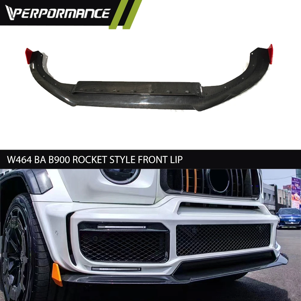 

G class W464 2019y+ W464 W463A BA B900 B800 B700 Rocket Style Front Lip Auto Car Exterior Lower Lip Front Duffuser Car Accessory
