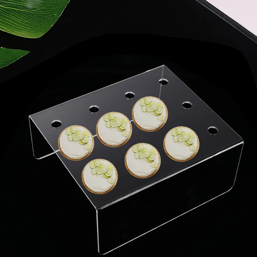 Plastic Cake Push Tube Rack Container Storage Display Stand Bracket Dessert Snacks Fruit Ice Cream Layer Cream Cake