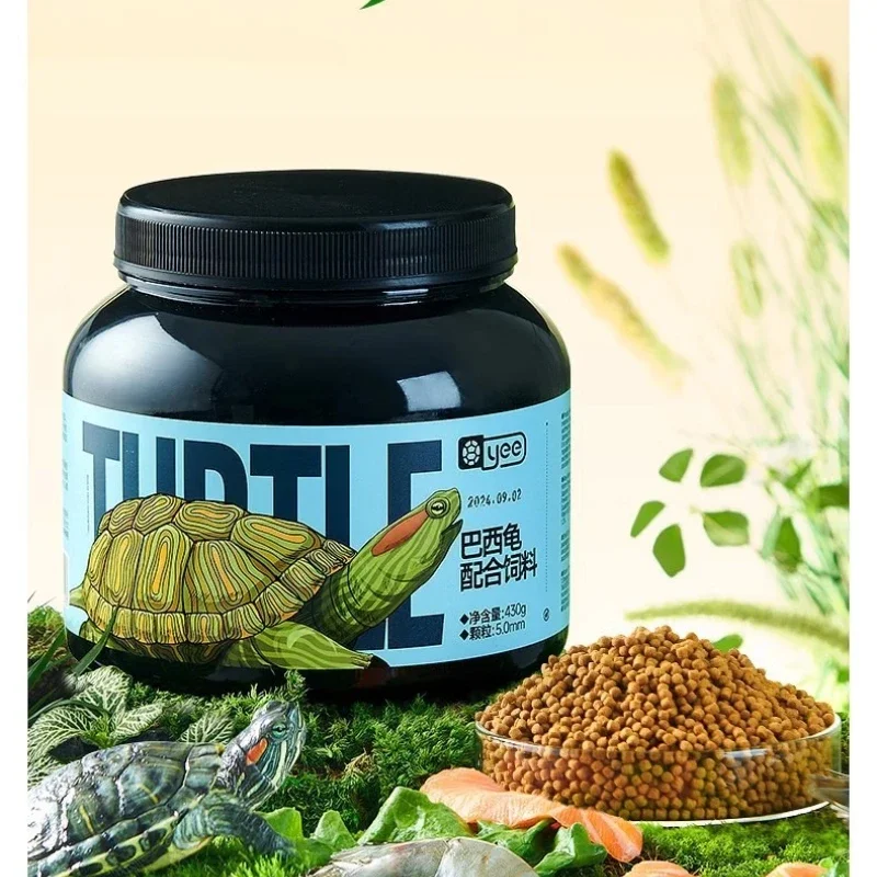 

Yee Red-Eared Slider Turtle Food - Small Floating Pellets for Baby & Juvenile Turtles - for Flame, Pond & Semi-Aquatic Turtles