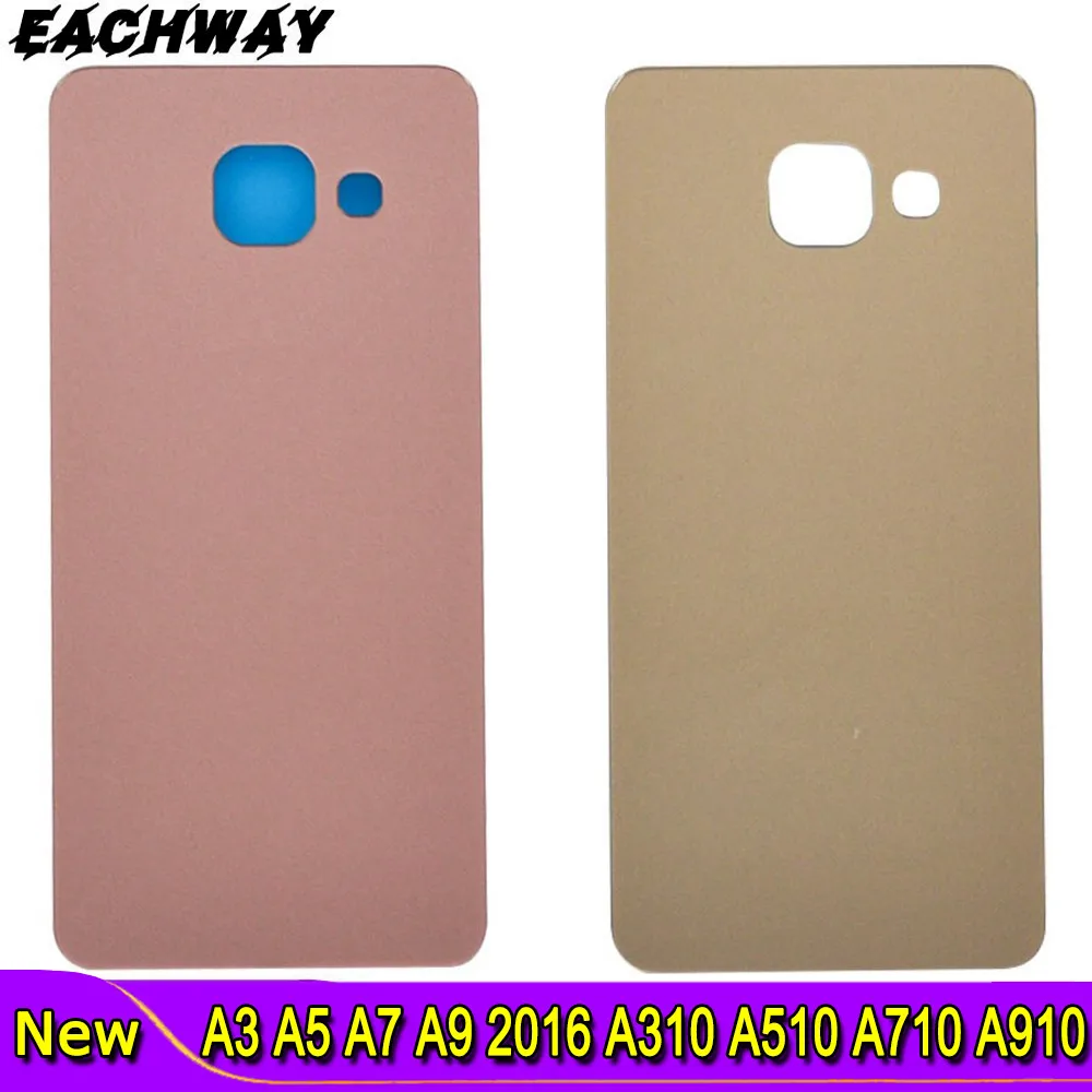 

Back Battery Cover For Samsung Galaxy A3 A5 A7 A9 2016 A310 A310F A510 A510F A710 A710F A910 A910F Back Rear Glass Housing Case