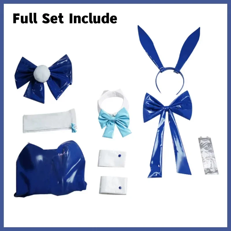 Games Blue Archive Asuma Toki Cosplay Costume Bunny Girl Uniform Sexy Outfit High Heels Halo Prop Halloween Carnival Party Role