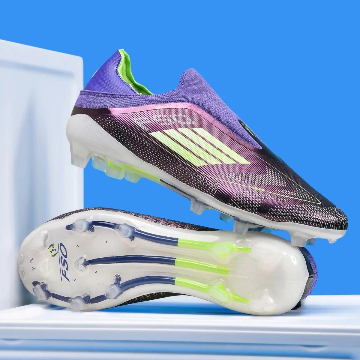Men Football Boots Cleats Boys Training Match Soccer Shoes Sport Long Spikes Ultralight Breathable Outdoor Adult Non Slip Match