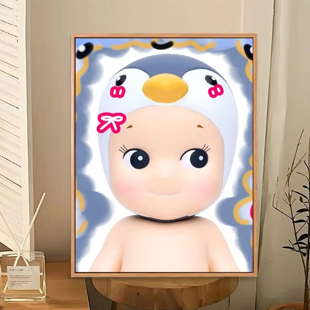 Lovely Sonny Angel Fruit Poster Perfect Space Sticker Self Adhesive for Office Home Theater Wall Art