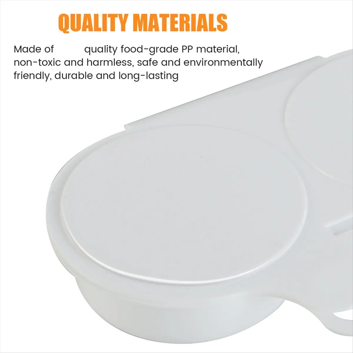 BABQ Juego de 4 utensilios para microondas y horno con plato para bacon, vaporizador de huevos, caja para huevos fritos y soporte para patatas para cocina