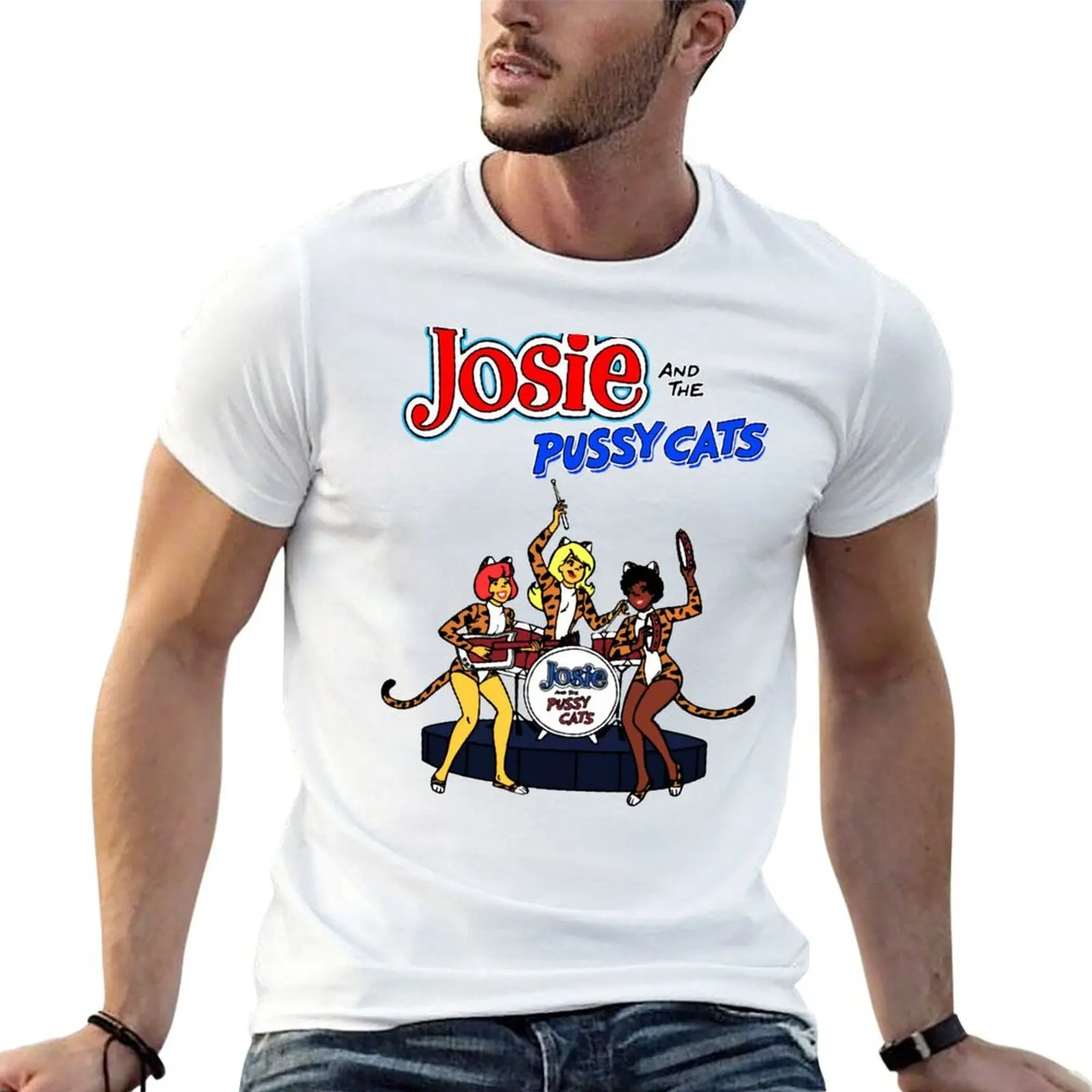 

Josie and The Pussycats T-Shirt man t shirt heavy cotton t shirts for man cotton T-Shirt