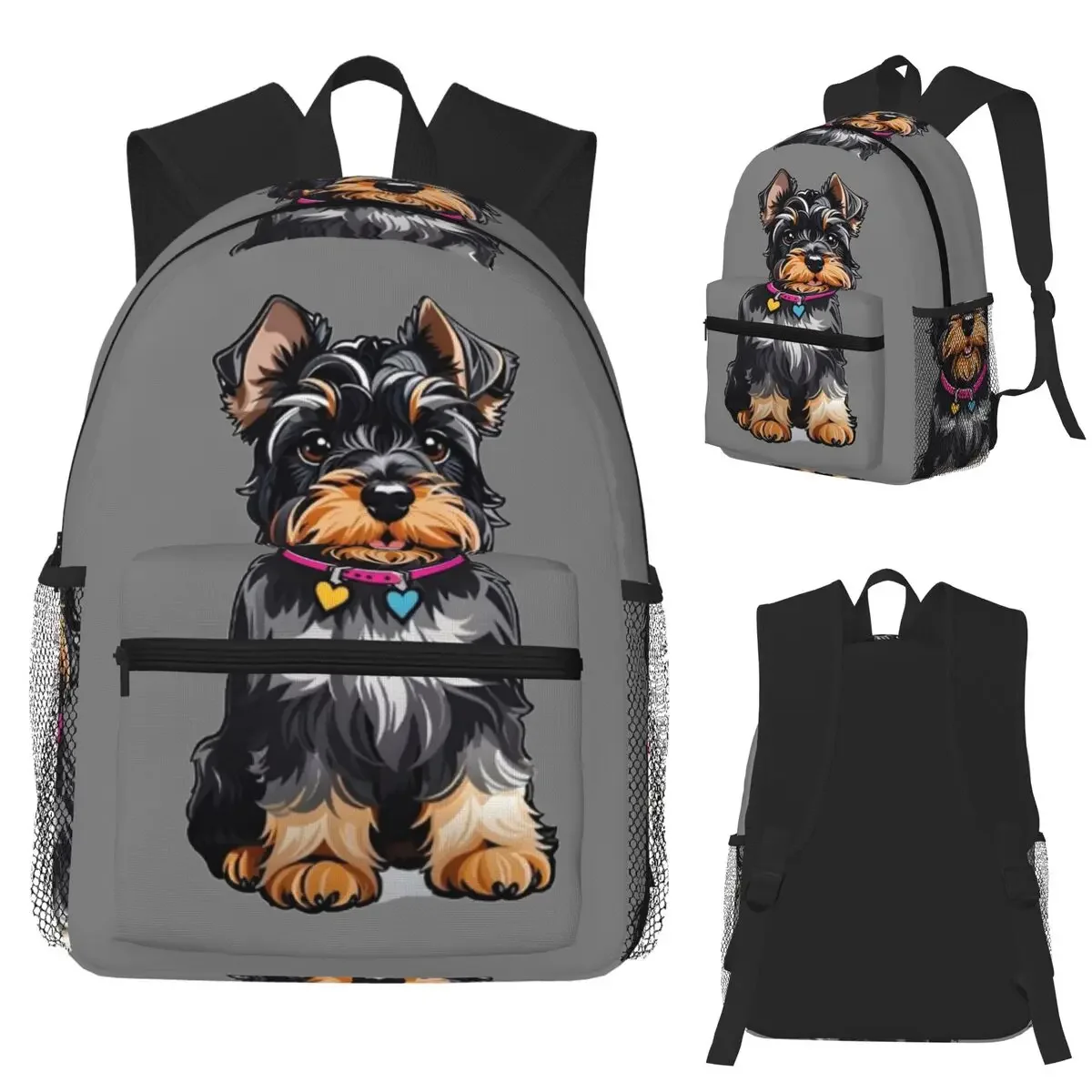 

The Yorkshire Terrier Student Backpack School Bag Hiking Travel Daypack for Boys Girls Fashion Bookbag Shoulder Bags
