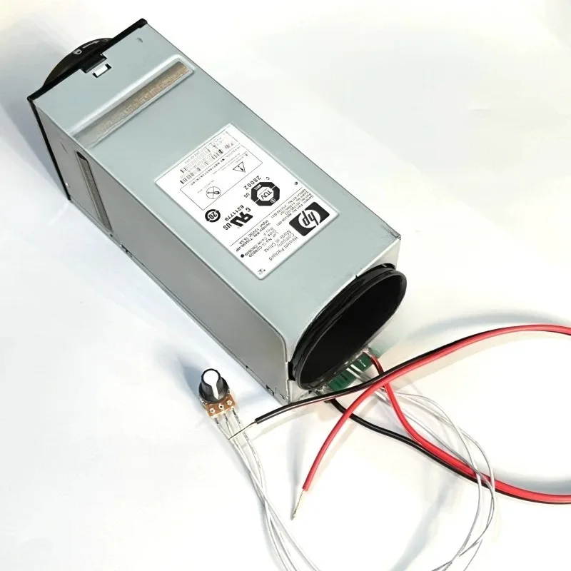 12V metal ducted fan, automotive electronic turbocharged fan, violent and large air volume