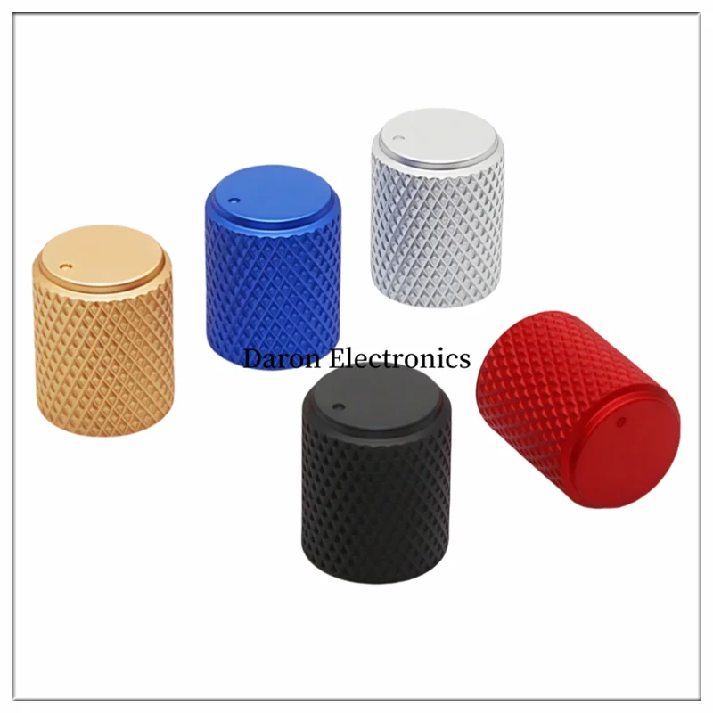 Color aluminum alloy knob 12.5*15 Potentiometer knob cap Household appliance instruments Rotary adjustment cap round hole 6mm