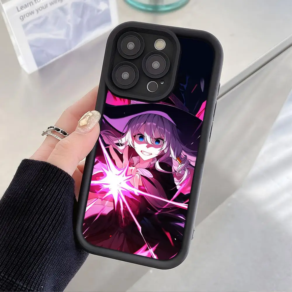 

Чехол для телефона Wandering Witch Elaina для iPhone 17 16 15 14 13 12 11 Air Pro Max Plus, утолщенный, из ТПУ, цветной, красивый чехол