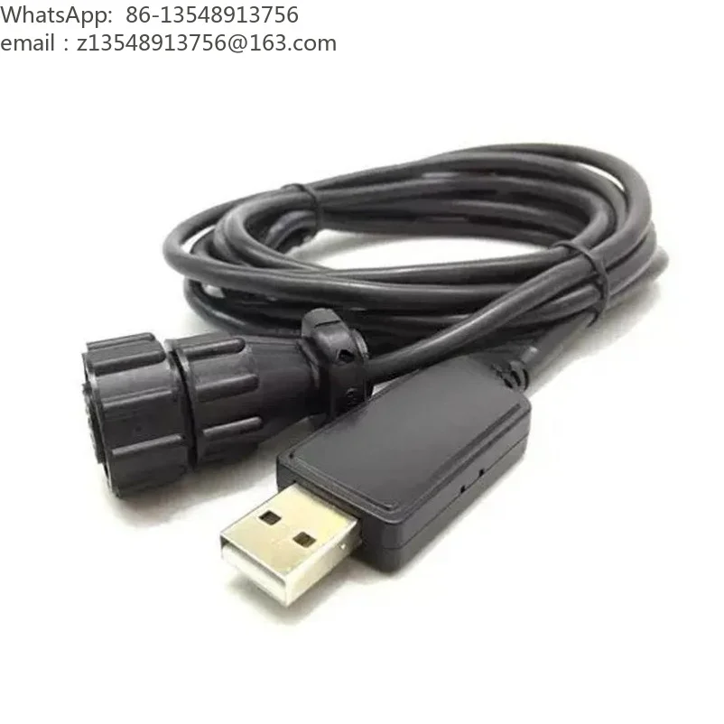 10 Meter AIS Pilot Plug USB Data Cable Vessel AIS Pilot Socket To USB Communication Cable for Marine Use
