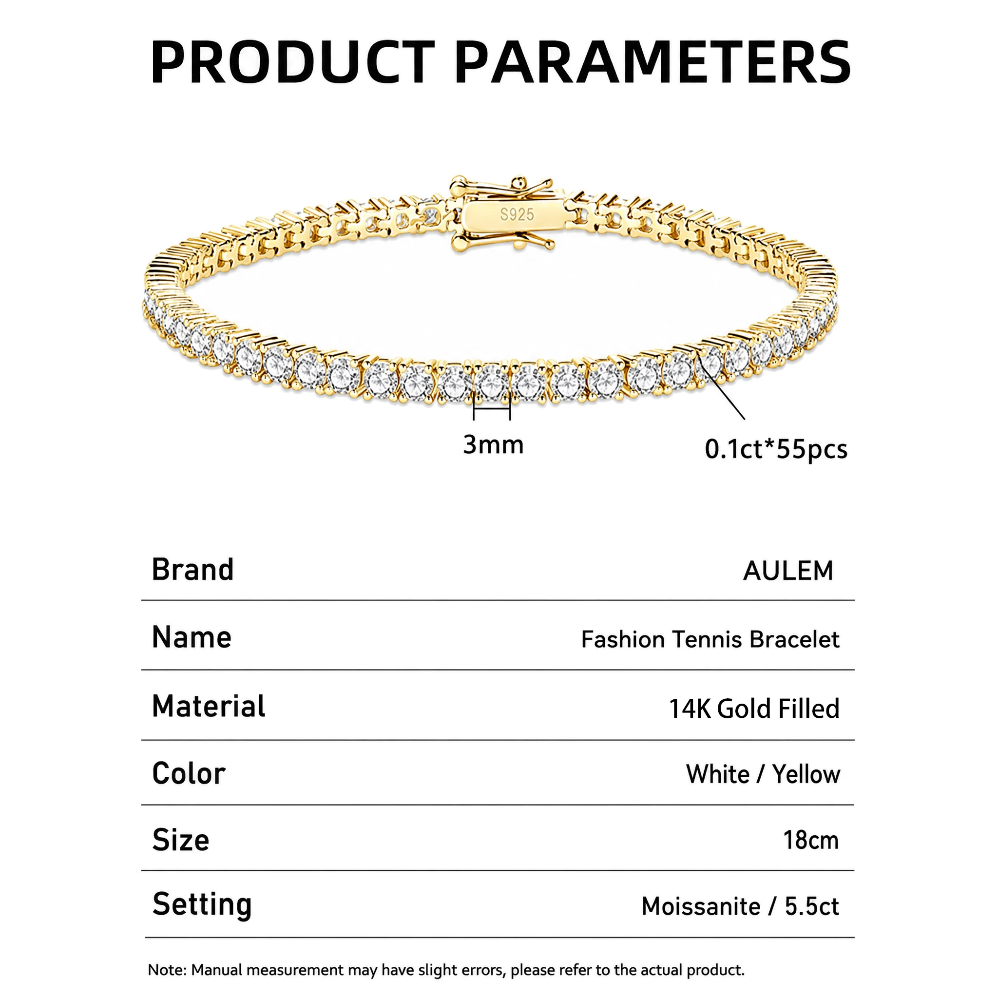 Thumbnail 2 - #26 Highest Rated Moissanite Bracelets to Buy in 2026