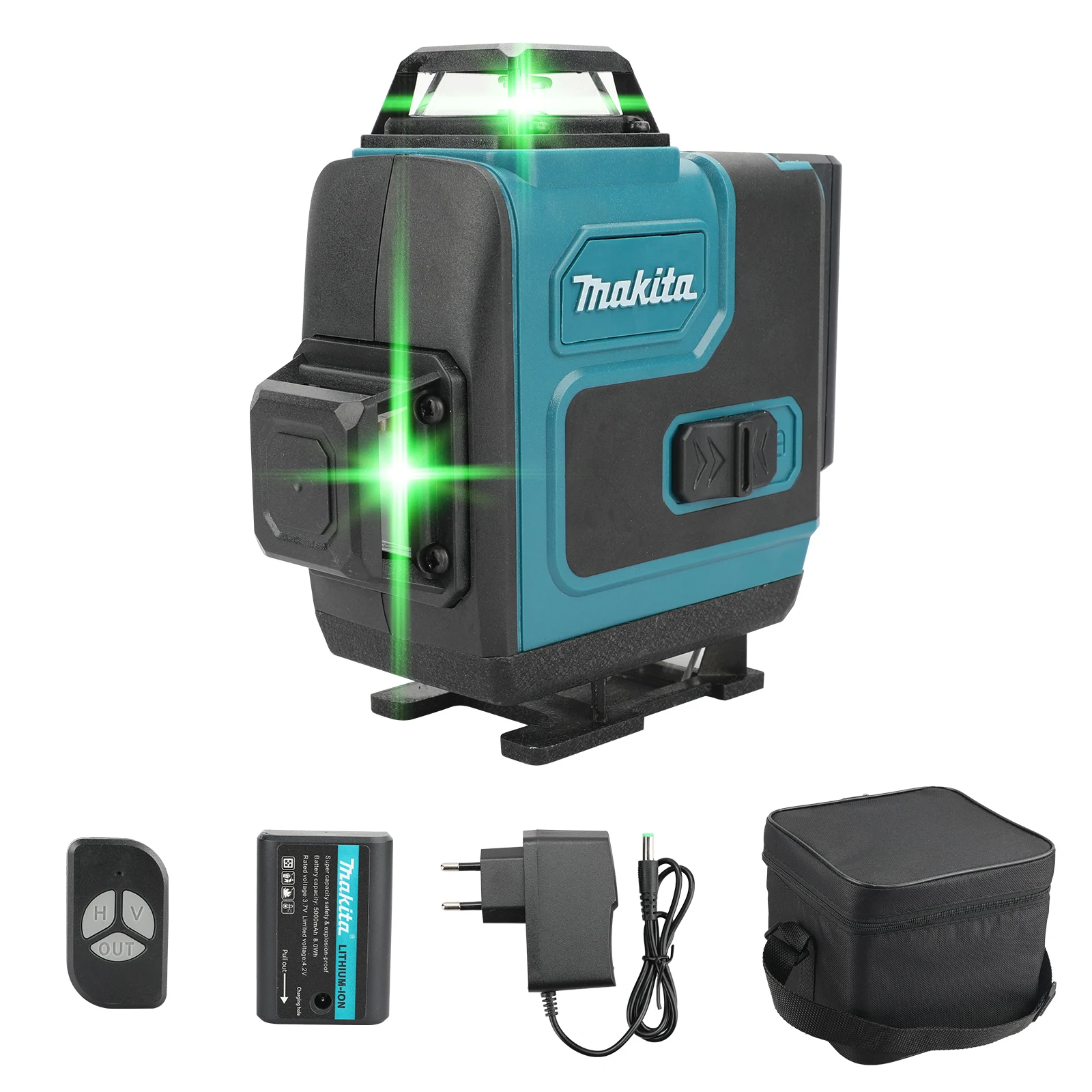 For Makita SK701 Precision Green Laser Level, Fine Adjustment Knob Design Layout Tool for Building Construction Projects