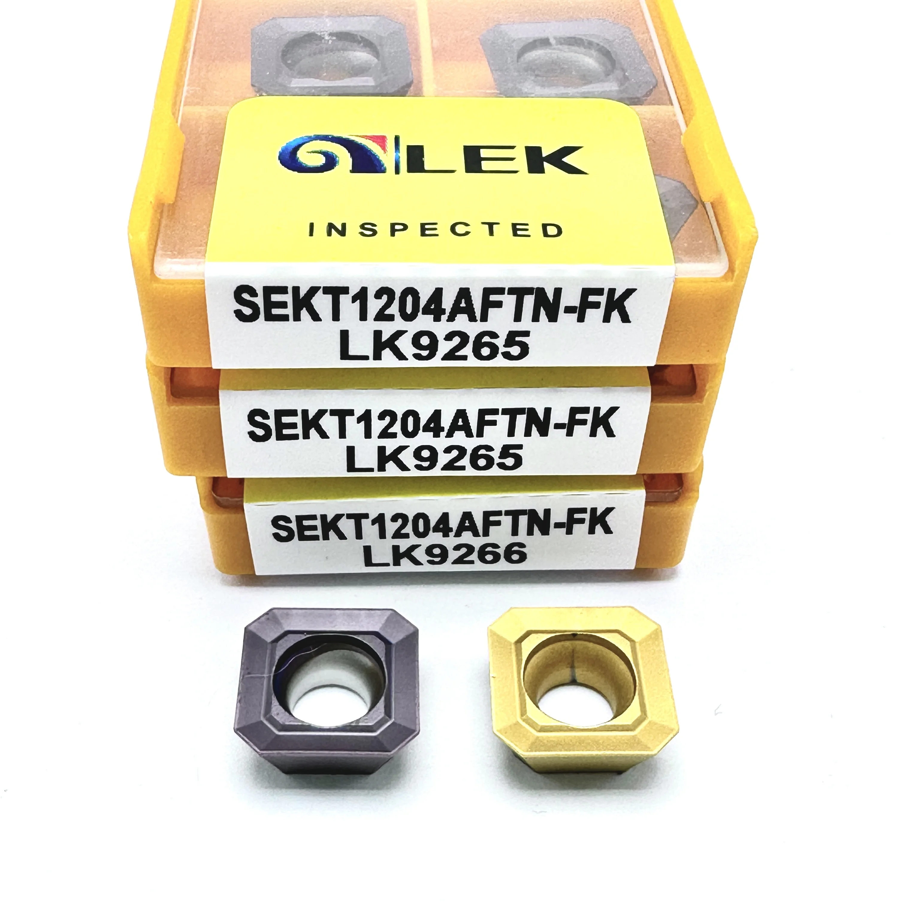SEKT1204AFTN LK265 كربيد إدراج أدوات المخرطة معالجة الصلب أدوات قطع الطحن باستخدام الحاسب الآلي عالية الجودة