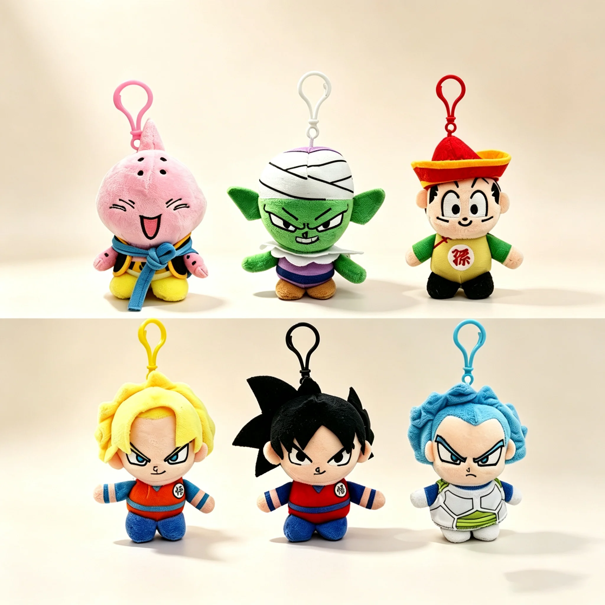 @2026 Nuevo peluche de Goku de 10 cm, el monstruo malvado Buobik, el Gran Rey Demonio, la muñeca colgante de Super Saiyan, como regalo para los fans.