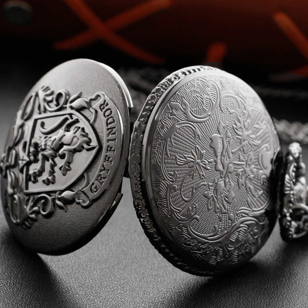 الرجعية قلادة ساعة نوبل ماجيك أكاديمية تاج كوارتز ساعة الجيب الرجال النساء الملحقات قلادة هدايا عيد الميلاد عيد الميلاد