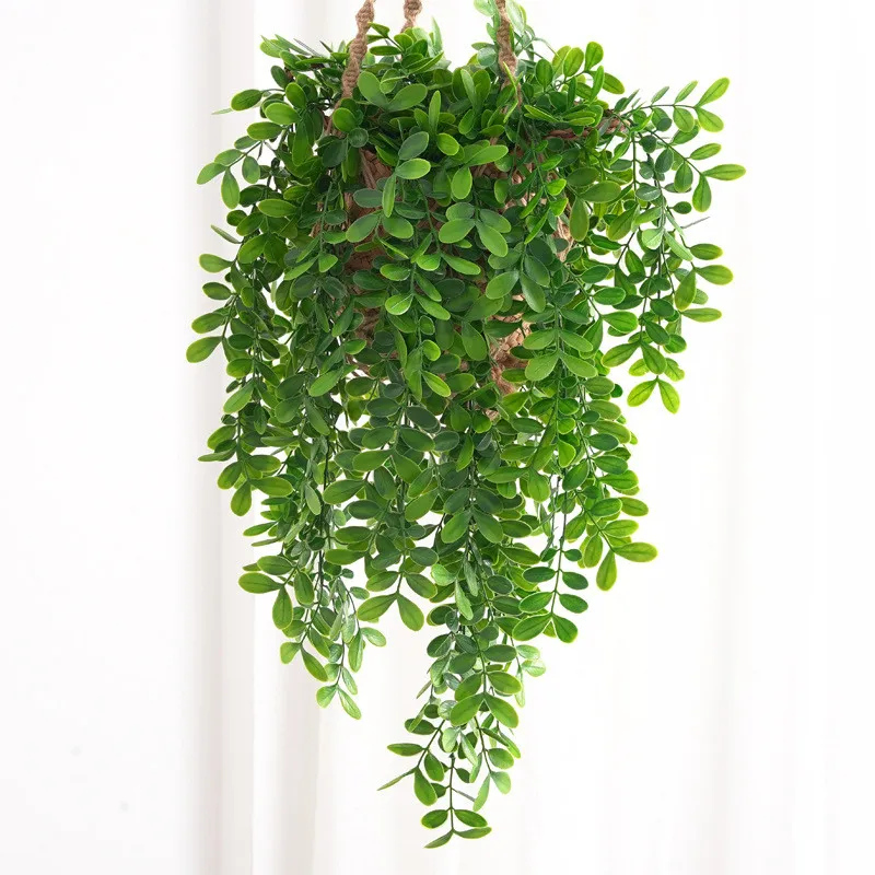 

Artificial Plant Plastic Eucalyptus leaves vine Hot sale Wedding outdoor Christmas Home Garden arch Festival Diy gift Decoration