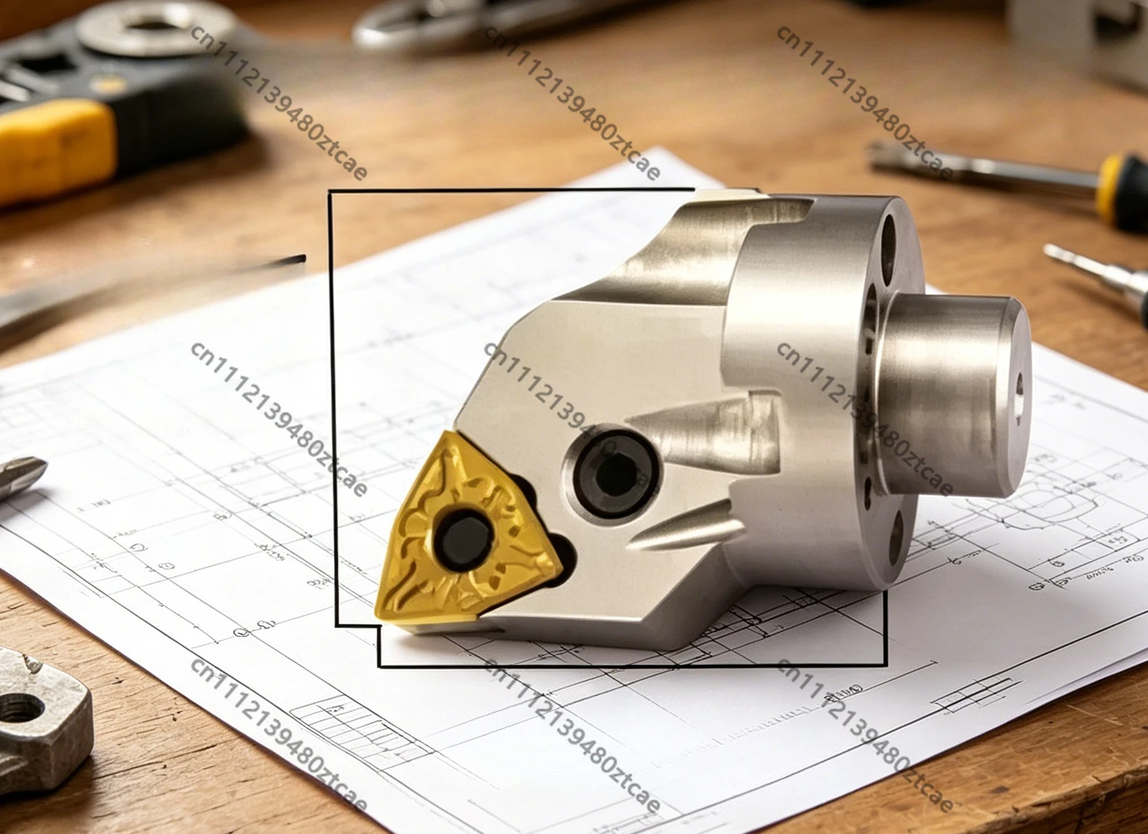 Numerical Control Accessories Tool Holder, Suitable for Minimum Machining Diameter 60mm, for  Lathe Cutting Tools