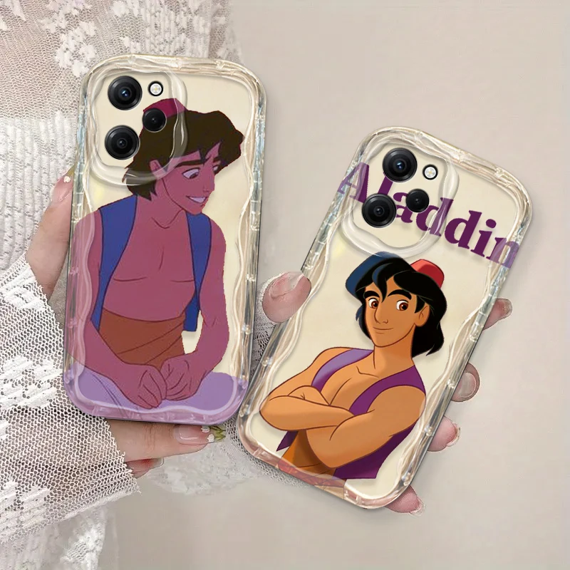 Disney Aladdin Aladdin Cover For Xiaomi Redmi Note 13 12 12Pro 11 10 Pro POCO F4 X3 X4 GT X5 X6 Wave Oil Phone Case