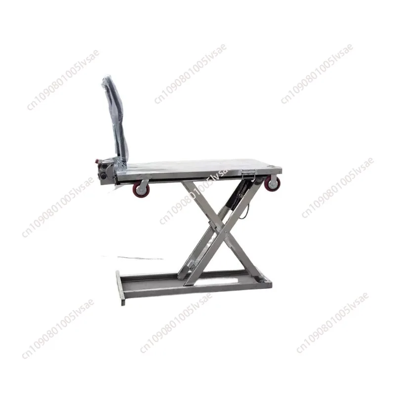 Electric lifting platform scissor lift hydraulic cargo trolley flatbed truck truck loading and unloading truck
