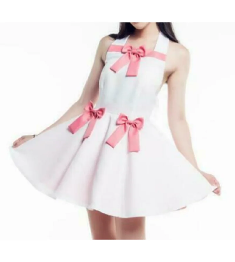 

Anime Cosplay Backless Big Bow Costume Lolita Dress Casual Dress Costume Custom