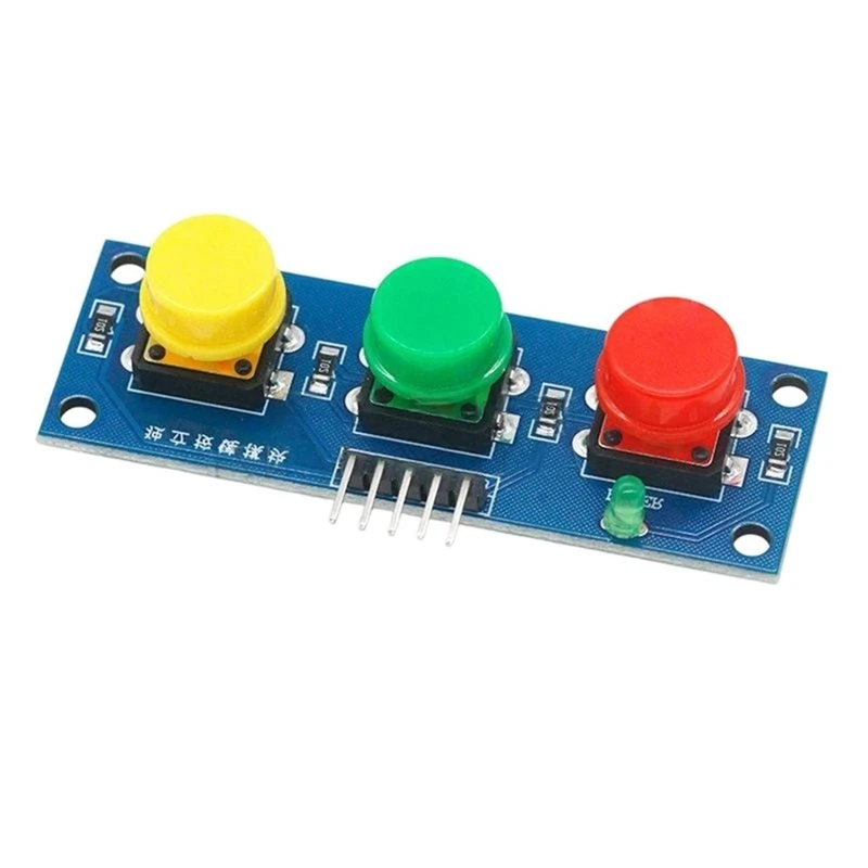 M07K-ST003 3 Touch Switch Module 3 Large Buttons- For Arduino Compatible Touch Button Control Unit For DIY Electronics Projects