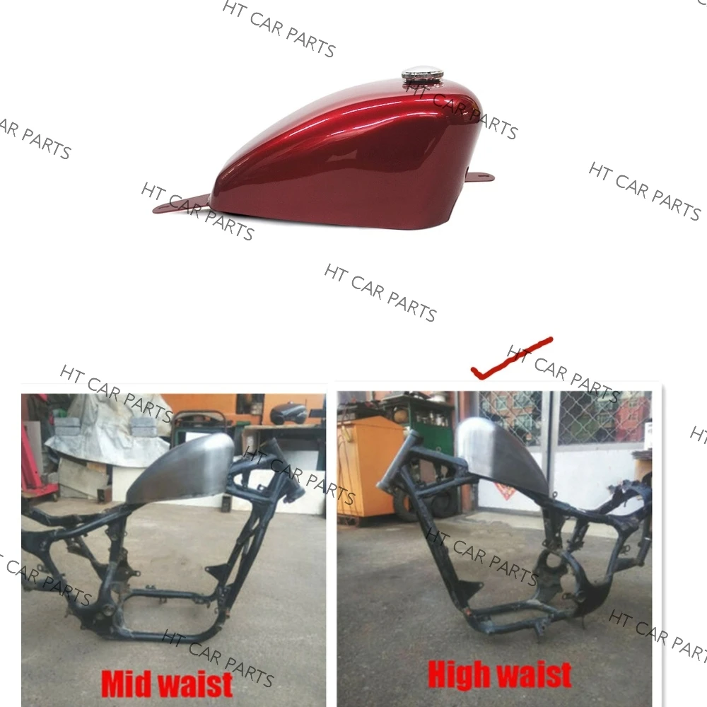 For HONDA VLX400 600 Steed400 600 Handmade Motorcycle Gas Fuel Tank 1 Motorcycle Vintage Fuel Tank Gas Retro Petrol Tank