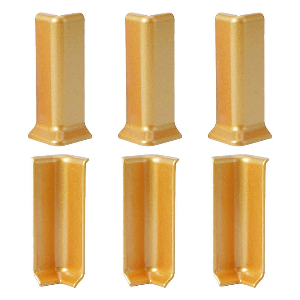 Corner Trim Blocks For 10cm Height Baseboards Set Of 3 Inside And 3 Outside Connectors For Baseboard Wall Applications