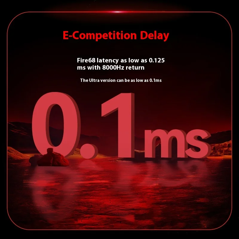 Mad Fire68 Ultra Limited Edition Esports 자기 축 키보드 게임 특정 낮은 대기 시간고품질 풀 키 핫 플러그
