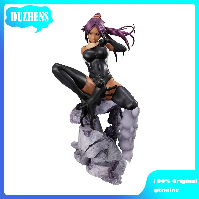 

MegaHouse драгоценный камень Оригинал: отбеливатель Shihouin Yoruichi 20 см ПВХ экшн-модель детской игрушки фигурка коллекция кукла подарок