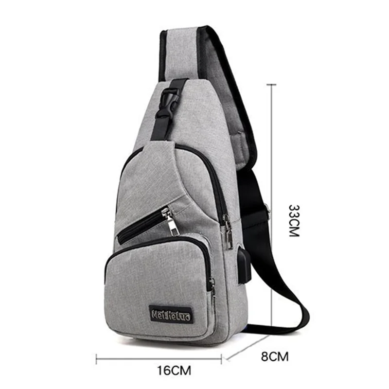 Fashion Casual Crossbody Bag Small Men's Shoulder Bag Men Diagonal Backpack Messenger Phone Bag Boy Fanny Chest Pack New