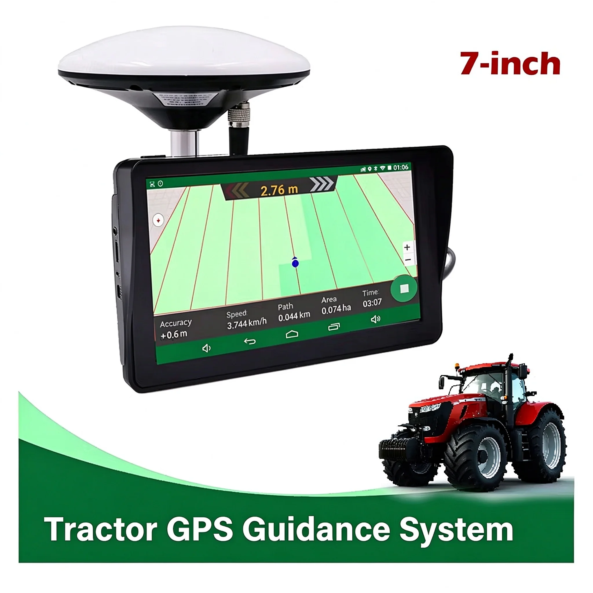 Applicable to Cross-border spot 7-inch agricultural GPS navigation system GLONASS/GNSS tractor spot agricultural navigation