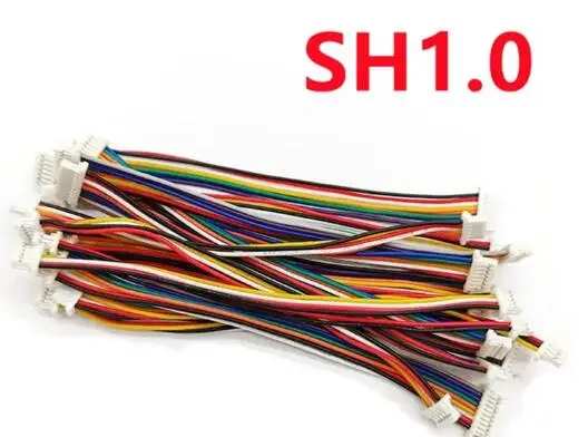 10-50pcs of Pixhawk PX4 APM flight controller GPS Ph1.0 SH1.0 plug 2-12P Connector cable adapter 20cm 4 5 6 7 8 pins 12P wires