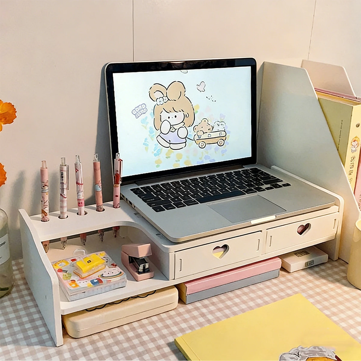 Supporto per monitor bianco co - Desk Setup White recensione e prezzo