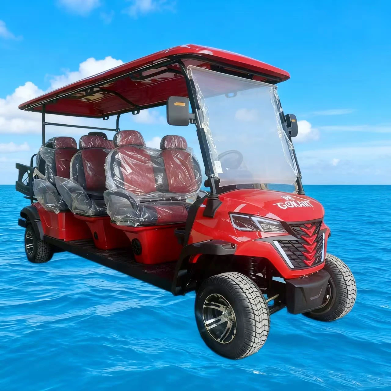 

MMC High Speed Lifted Passenger Golf Car Hunting Buggy 4 Wheel Electric Club Car Golf Cart for Sale, 4/6/8 Passenger Brand New