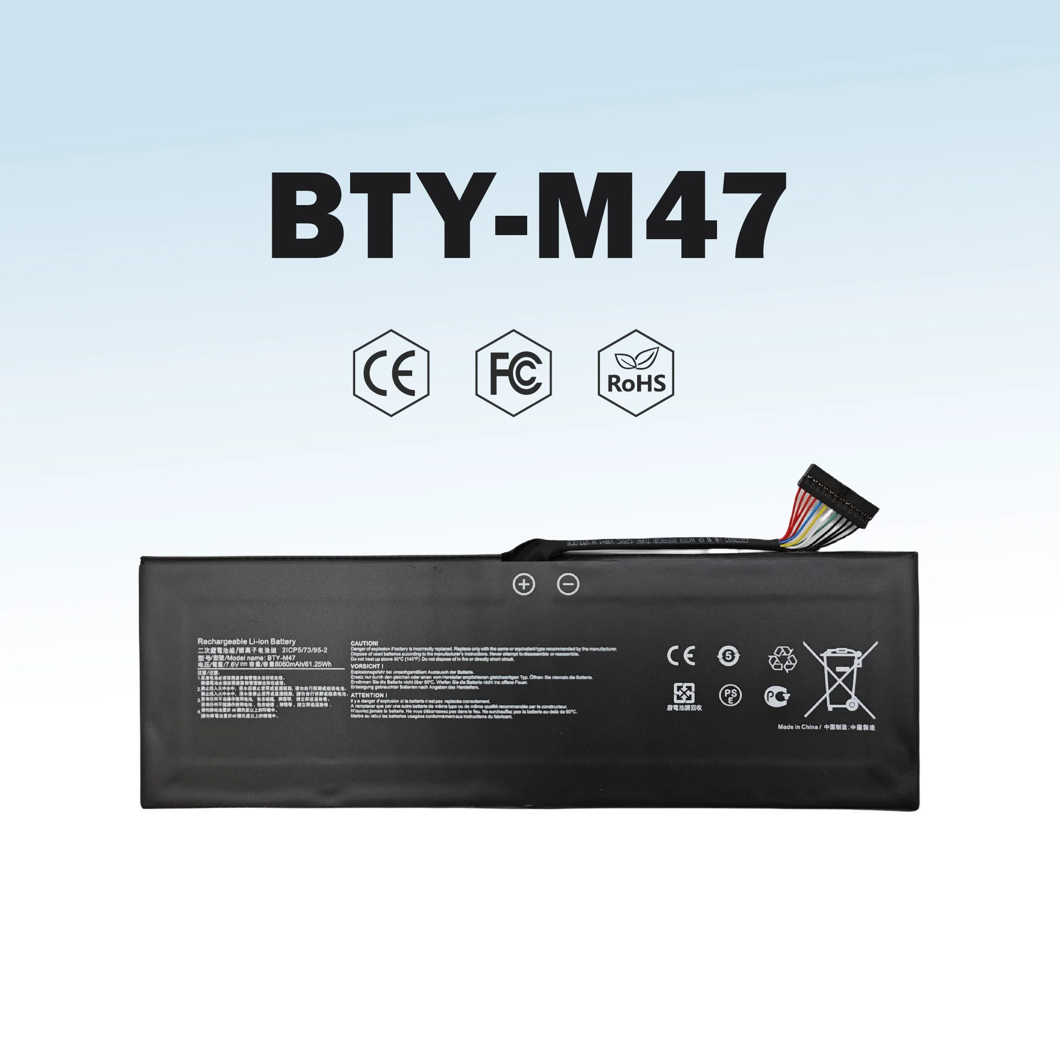 

BTY-M47 Laptop Battery Compatible with MSI GS40 GS40 6QE 6QE-006XCN GS43 GS43VR 6RE 6RE-045CN Series
