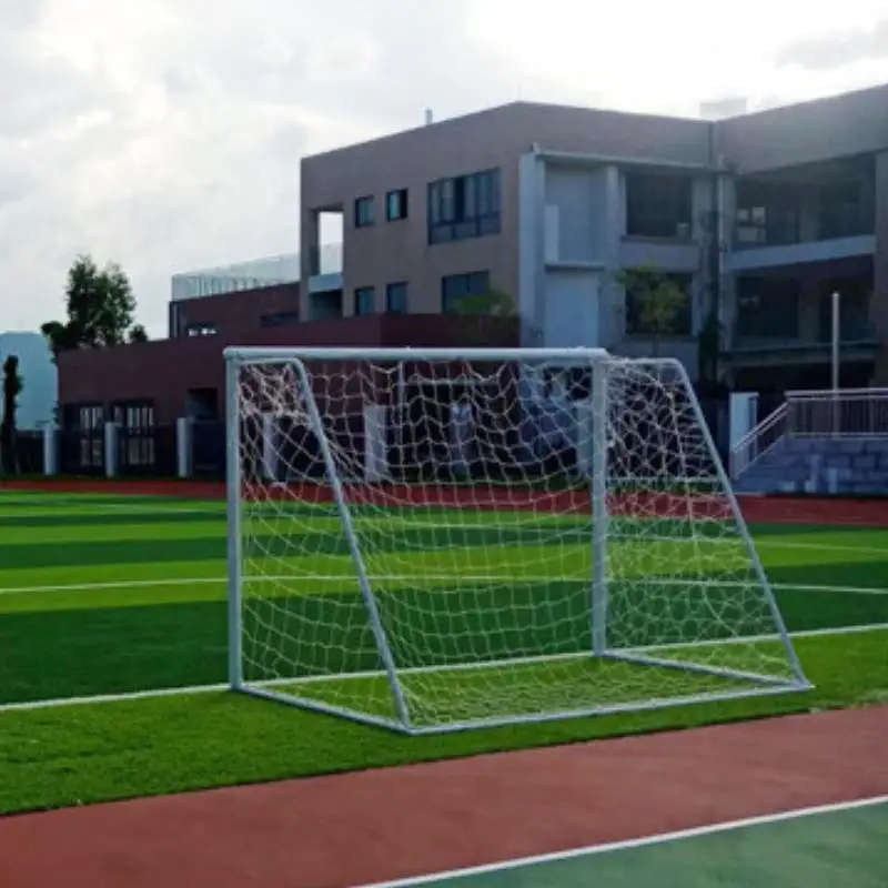 Venda quente da fábrica portátil objetivo de futebol equipamentos esportivos 3mx2mx1.5m metal tubo de aço futsal gol de futebol
