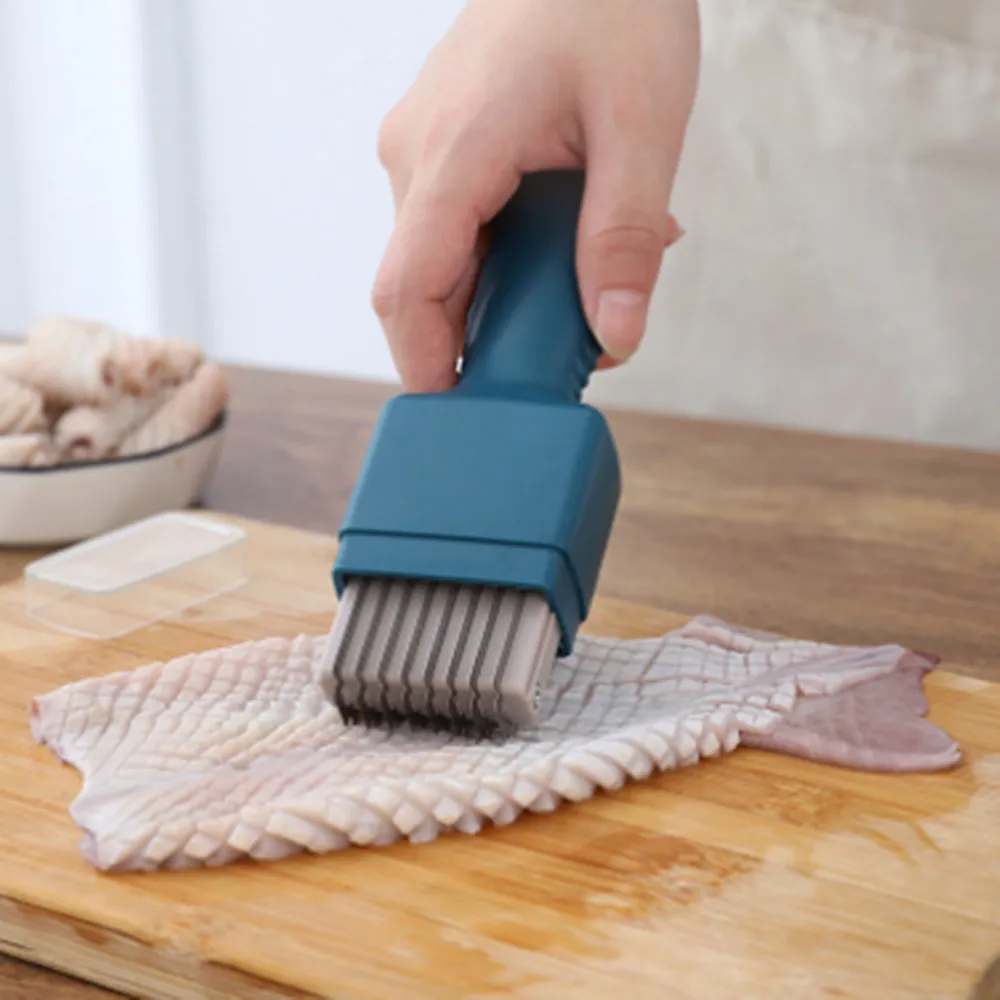 High-Quality Squid Flower Knife Pig Skin Chicken Gizzard Knife With Adjustable Depth Cut Kidney Flower Knife