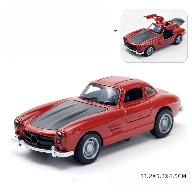 Coche de juguete de aleación para niños, coche deportivo de carreras realista, modelo de regalo, vehículo de juguete, coche de simulación, juego para niños