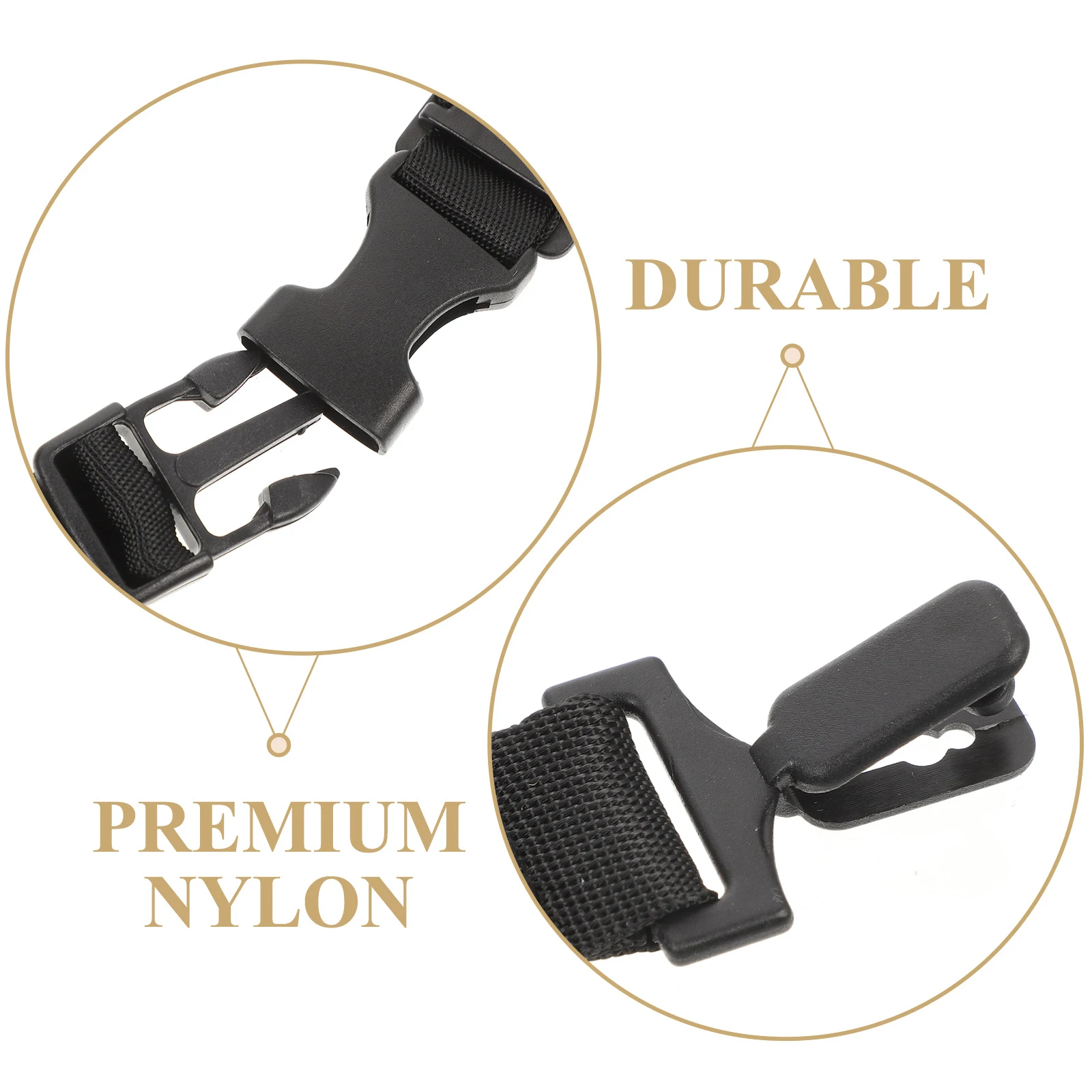 

Safety Lightweight Adjustable Safety Strap Chin Cup for Hard Hats White Portable