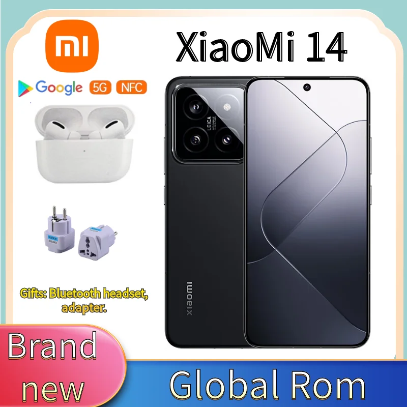 Original new Xiaomi 14 5G smartphone Snapdragon 8Gen3 Leica optical lens Light and Shadow Hunter 900 Leica NFC global ROM