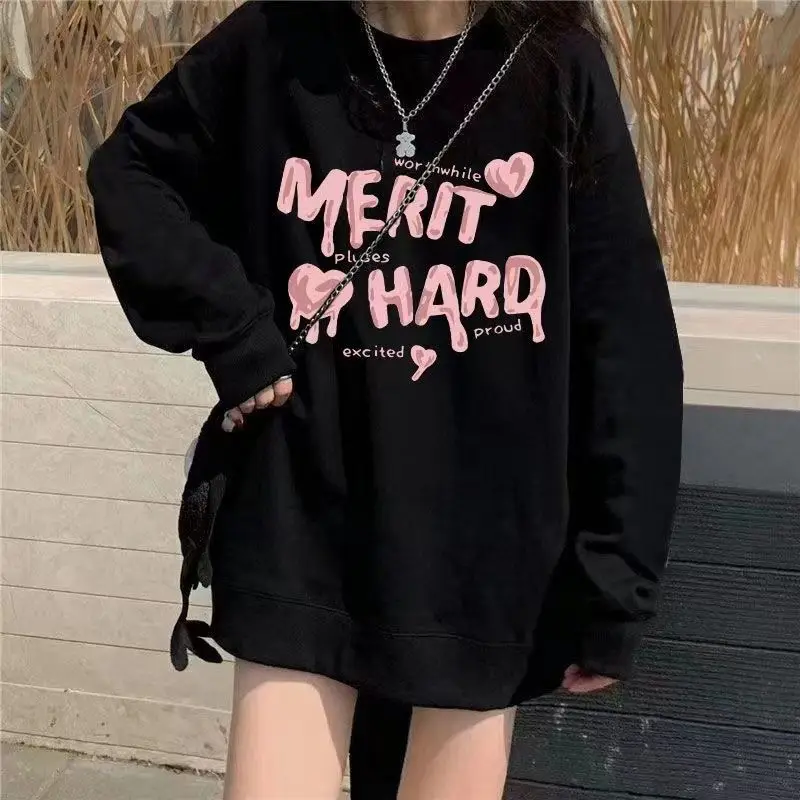 Sweatshirts Y2K Woman'S Fleece Plus Size Lettering Zip-Up Halloween Woman Clothing Winter Ladies Autumn Tops Warm Wool Leopard