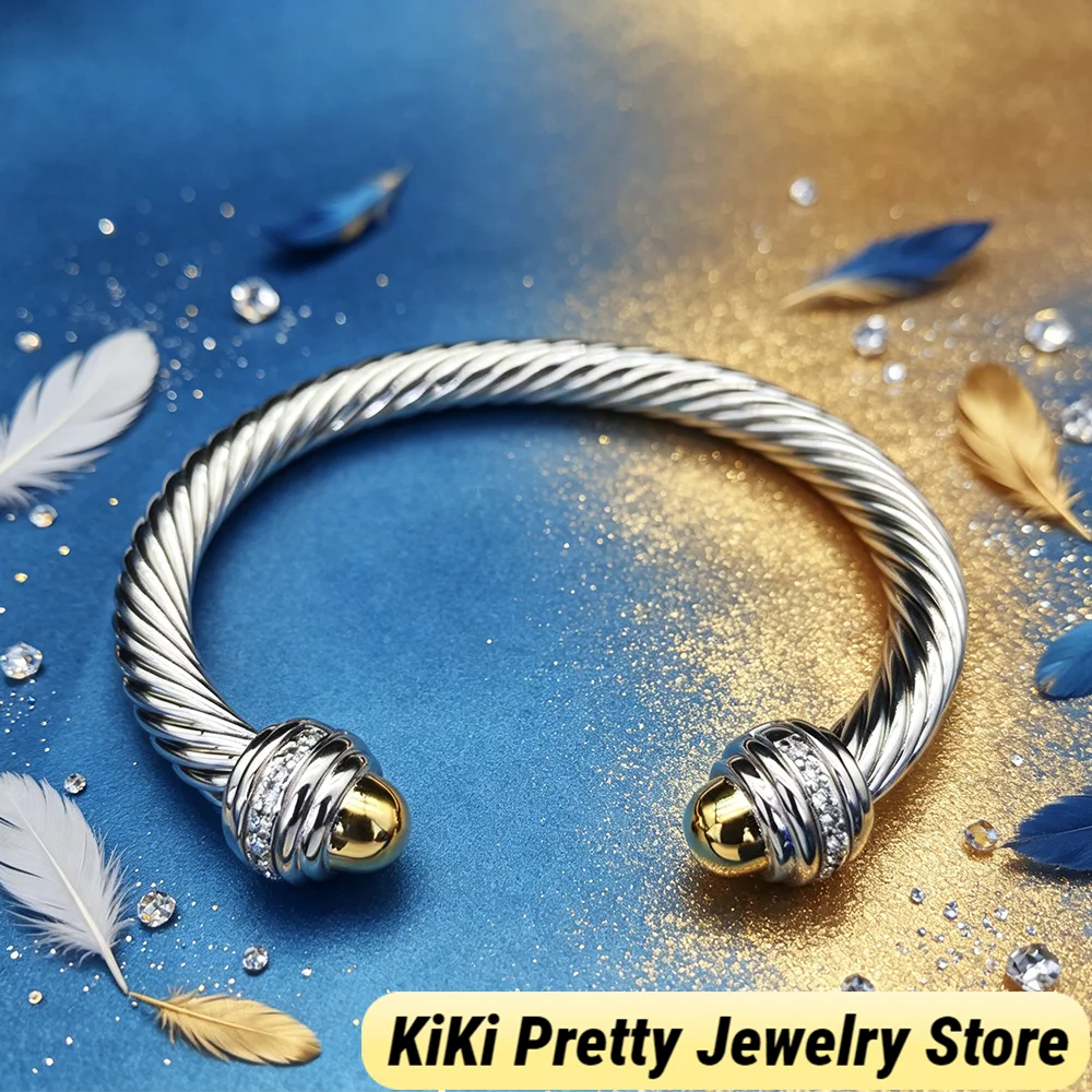 

Новый модный элегантный браслет 2026 года в золотом и серебряном цветах, комплект для пары, для повседневной носки