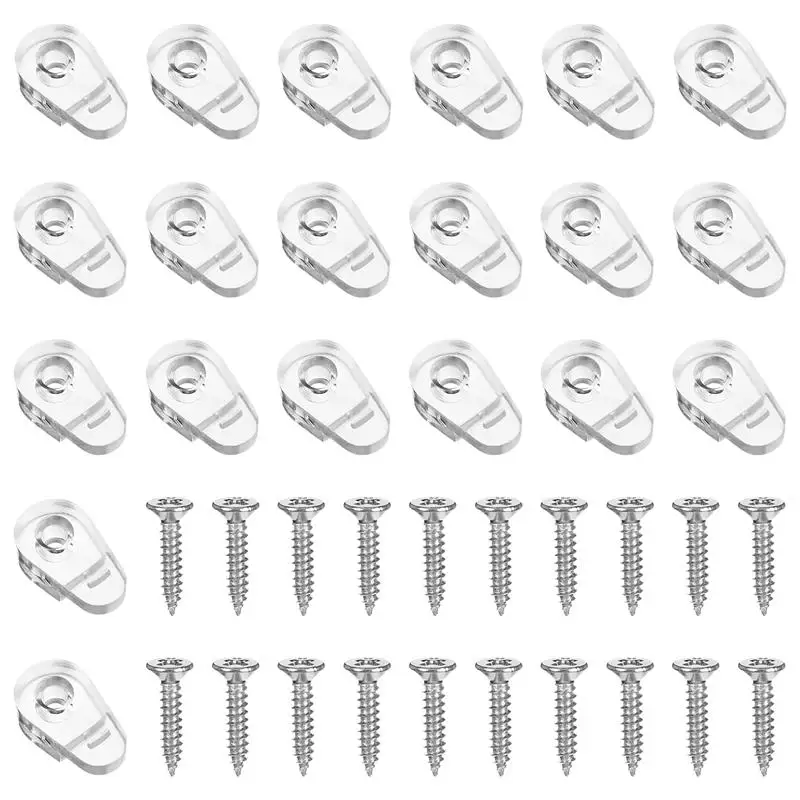 

Clips Mirror Holder Plastic Grass Fixing Window Bracket Screen Retainers Frameless Lift Door Screws Retainer