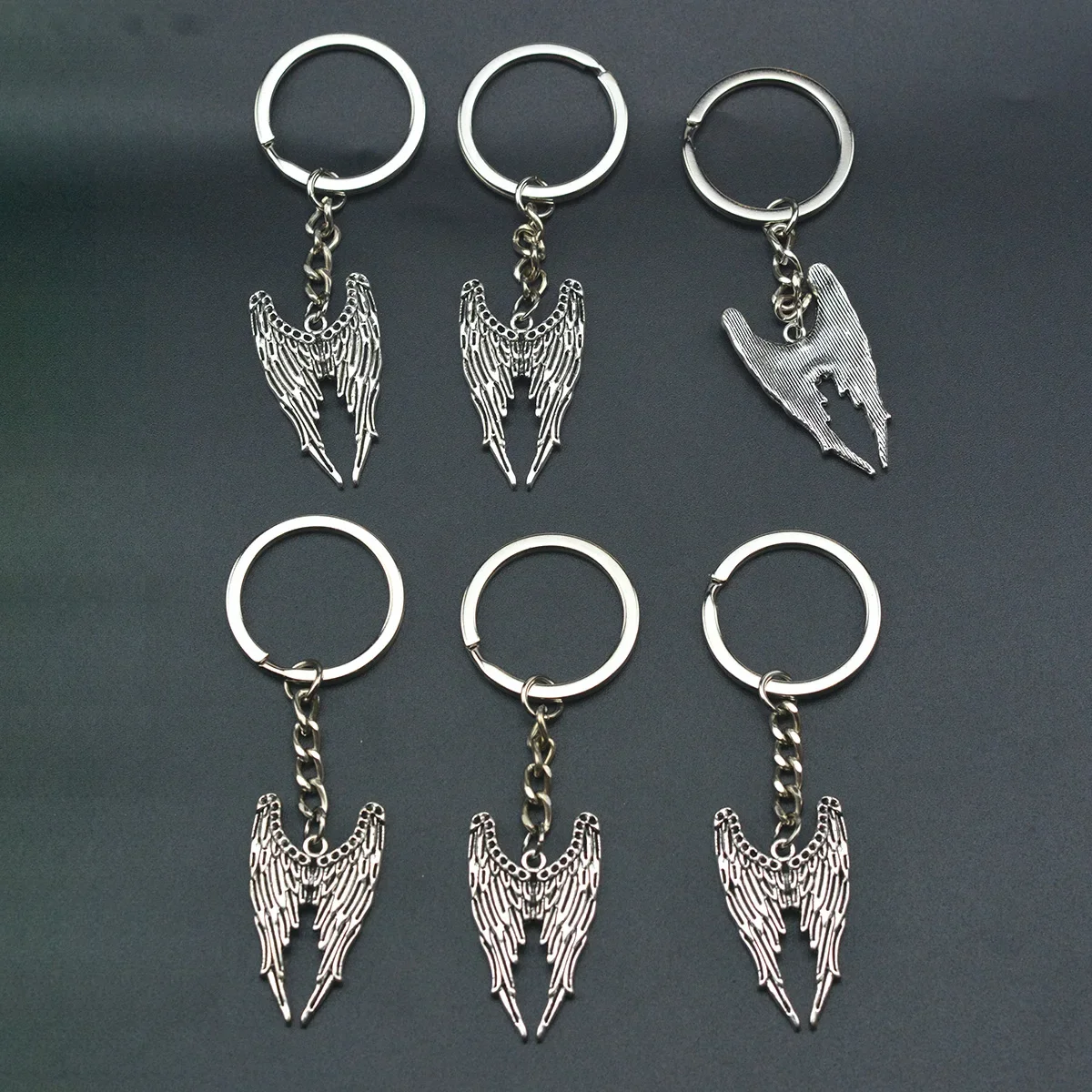 6 Pcs Retro Silver … - image