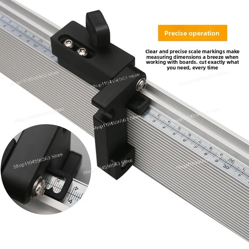 Woodworking Push Handle & Simple Fence - Universal for Table Saw/Band Saw/Circular Saw/Router (Flip Mount Compatible)
