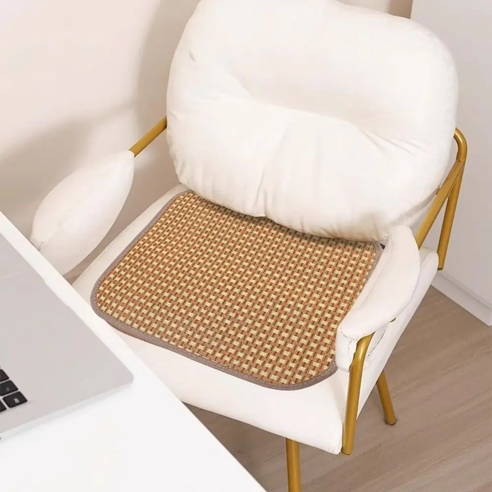 New Breathable Summer Cooling Seat Cushion Thickening Car Seat Cushion Cool Mat Non-slip Cooling Bamboo Chair Seat Mat