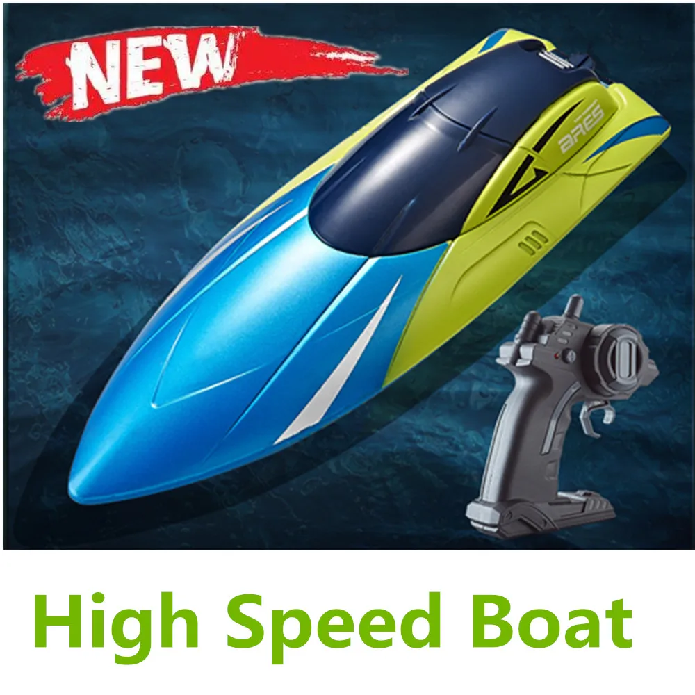 2.4G RC Boat High Speed Racing Speedboat Model Electric Radio Control Outdoor Boat Gifts Toys For Boys Play Time 20Mins