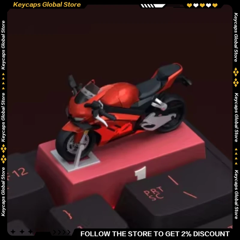 

Колпачок для клавиши ZXMOTO 820RR WSBK 2026 Champion Custom Artisan, 3D-полимерный, для мотоциклетных гонок, с китайской гоночной ливеринг-расцветкой, красно-черный, ESC